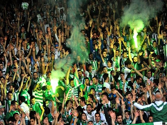 The Bursaspor fans haven't had much to cheer about lately